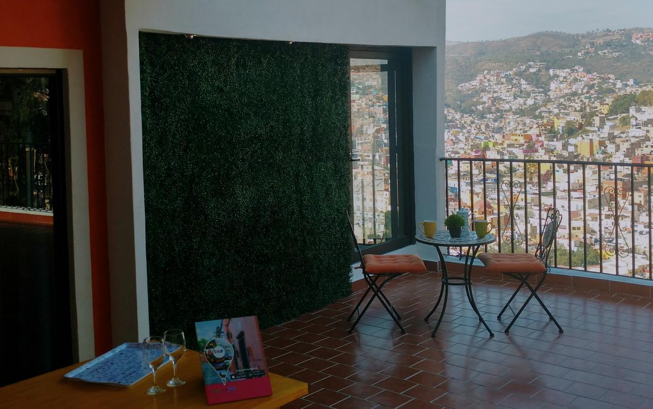 Apartamento Con Terraza A Un Lado Del Monumento Del Pipila Hotell Guanajuato Eksteriør bilde